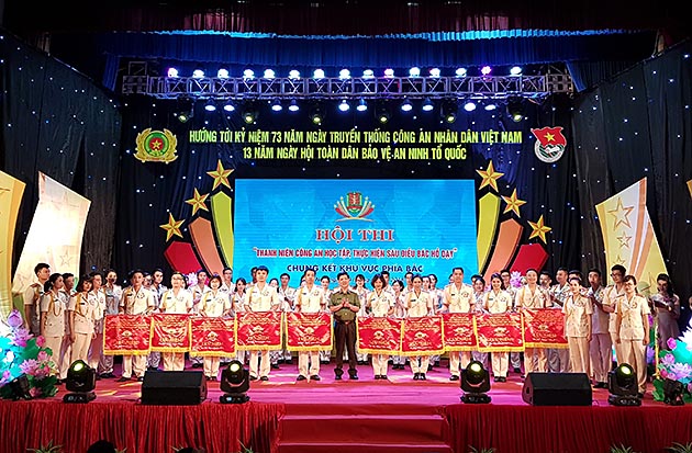 Chung kết khu vực phía Bắc Hội thi Thanh niên Công an học tập, thực hiện Sáu điều Bác Hồ dạy