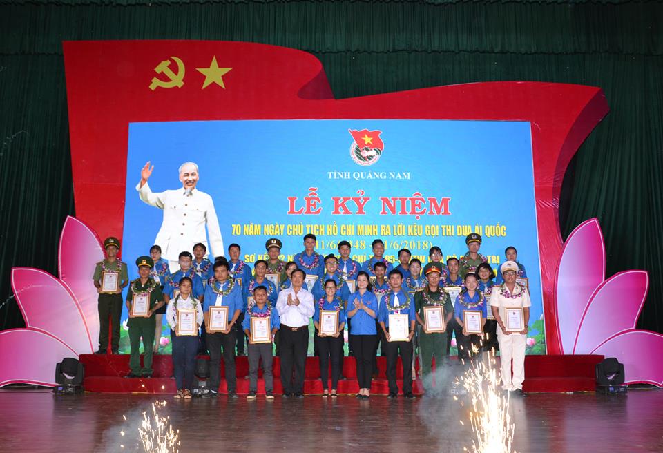 Tỉnh Đoàn Quảng Nam tuyên dương thanh niên tiên tiến làm theo lời Bác