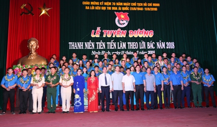 Ninh Bình Khen thưởng 70 điển hình thanh niên làm theo lời Bác