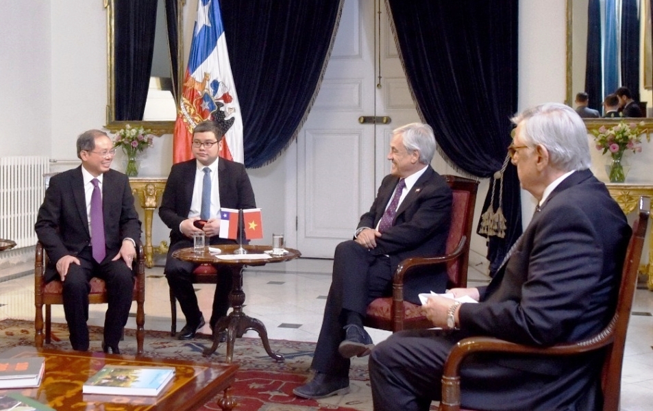 Chile và Việt Nam cần thúc đẩy hơn nữa quan hệ hợp tác kinh tế - thương mại
