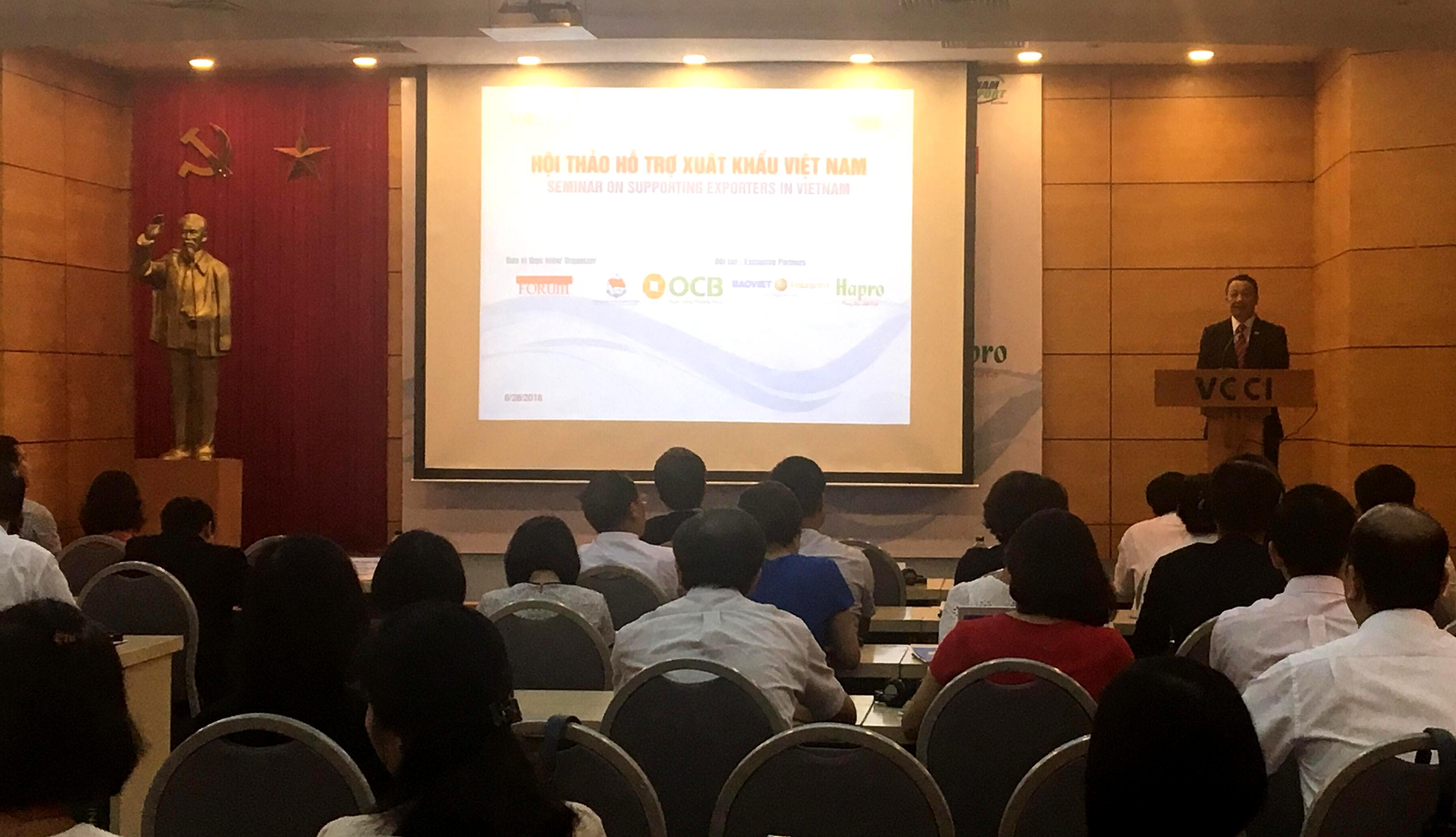 Đẩy mạnh nhiều giải pháp hỗ trợ xuất khẩu của Việt Nam