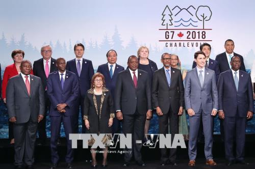 Thủ tướng Nguyễn Xuân Phúc dự Hội nghị Thượng đỉnh G7 mở rộng tại Canada