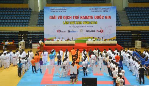 Khai mạc Giải Vô địch trẻ Karatedo toàn quốc năm 2018