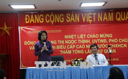 Phó Chủ tịch nước Đặng Thị Ngọc Thịnh kết thúc tốt đẹp chuyến thăm CHDCND Lào