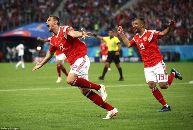 Hạ gục Ai Cập, Nga nắm chắc vé vào vòng 1 8 World Cup 2018