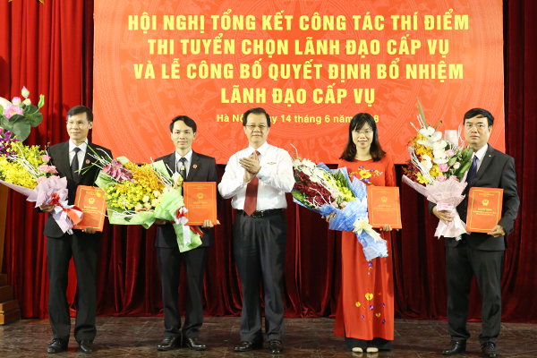 Tòa án nhân dân tối cao bổ nhiệm 4 lãnh đạo cấp Vụ qua thi tuyển