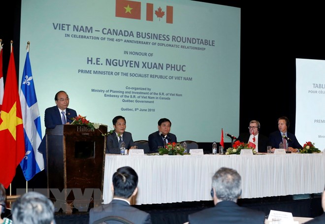 Thủ tướng dự Tọa đàm doanh nghiệp Việt Nam - Canada