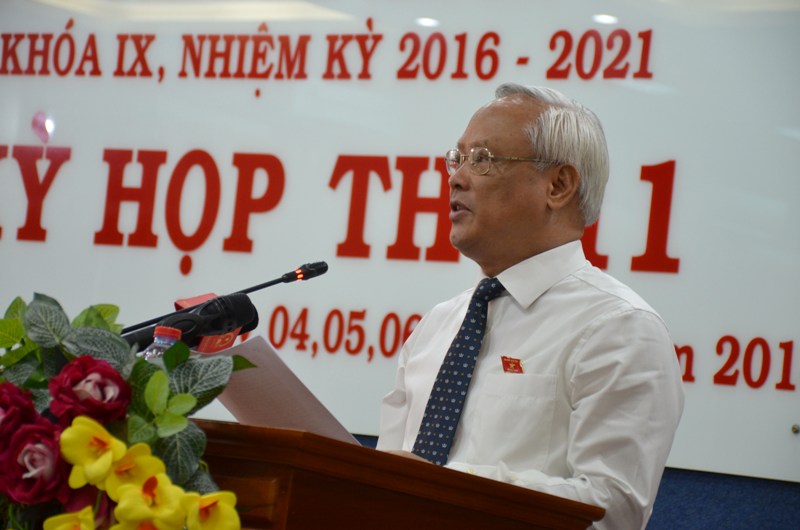 Phó Chủ tịch Quốc hội Uông Chu Lưu dự Kỳ họp thứ 11, Hội đồng nhân dân tỉnh Sóc Trăng Khóa IX  ​