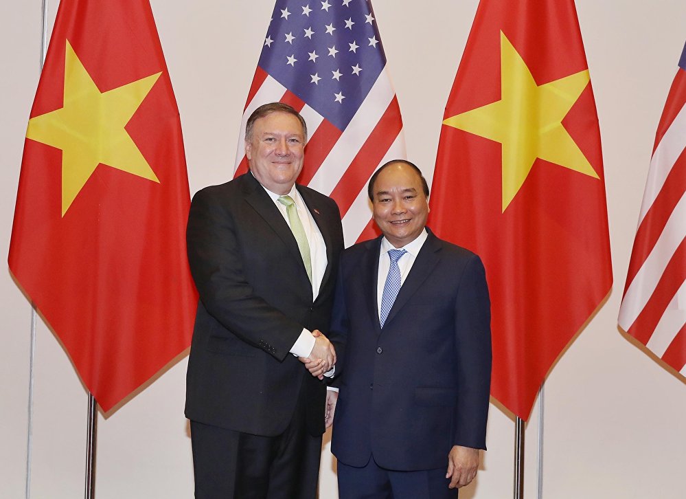 Thủ tướng Nguyễn Xuân Phúc tiếp Ngoại trưởng Hoa Kỳ Michael Pompeo