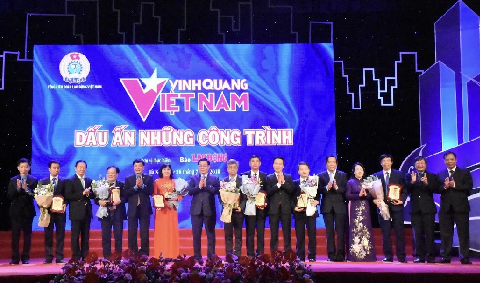 Vinh danh 8 công trình tiêu biểu trong chương trình “Vinh quang Việt Nam - Dấu ấn những công trình”