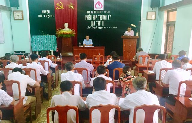 Tính đến ngày 30 6 2018, tổng dư nợ NHCSXH huyện Bố Trạch đạt 470 tỷ đồng