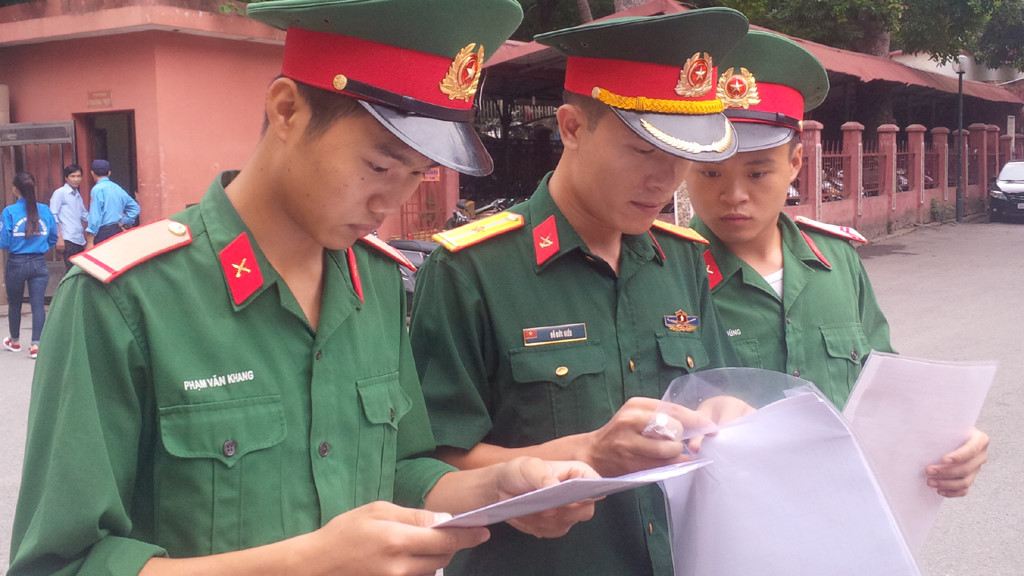 Công bố ngưỡng điểm xét tuyển vào các trường Quân đội năm 2018
