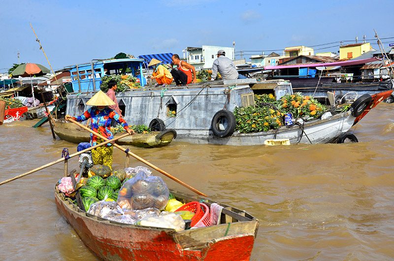 Bồng bềnh sông nước ngắm chợ nổi Cái Răng
