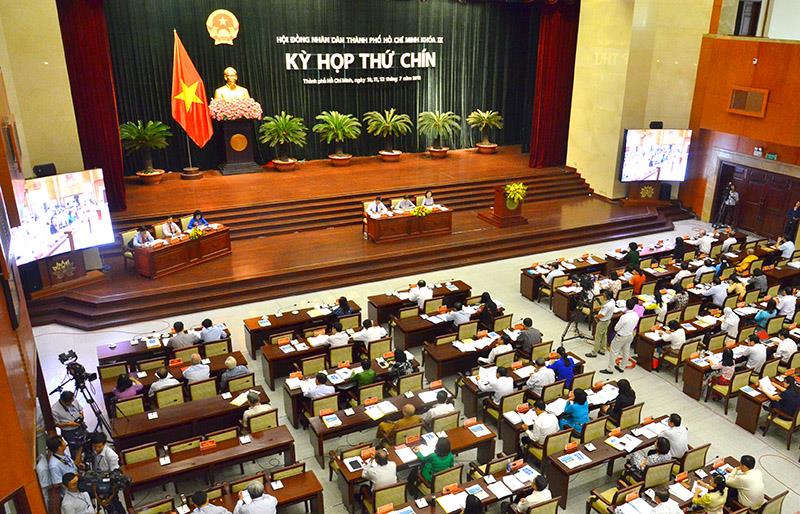 HĐND TP Hồ Chí Minh thông qua nhiều nghị quyết quan trọng