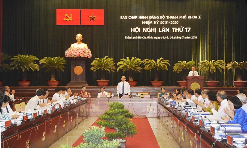 Khai mạc Hội nghị lần thứ 17 Ban Chấp hành Đảng bộ TP Hồ Chí Minh khóa X