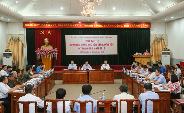 Giải quyết kịp thời khi có điểm nóng phát sinh tại mỗi địa phương