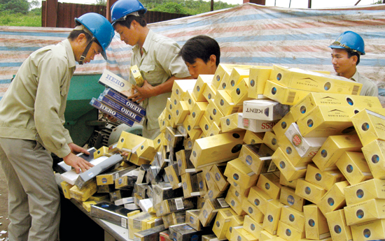Thuốc lá lậu làm thất thoát hàng nghìn tỷ đồng ngân sách