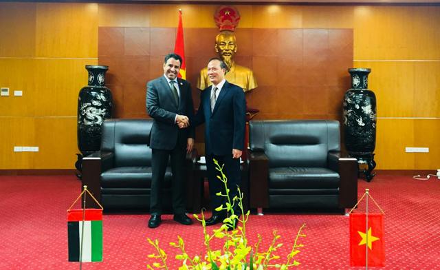 Bộ Công Thương tiếp Đại sứ các Tiểu Vương quốc Ả-rập thống nhất UAE tại Việt Nam