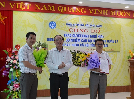 Ông Nguyễn Trí Đại được điều động giữ chức Giám đốc BHXH tỉnh Yên Bái