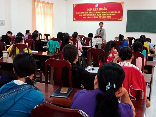 Hậu Giang Tập huấn tuyên truyền Luật BHXH, BHYT cho cán bộ Hội Liên hiệp phụ nữ cơ sở