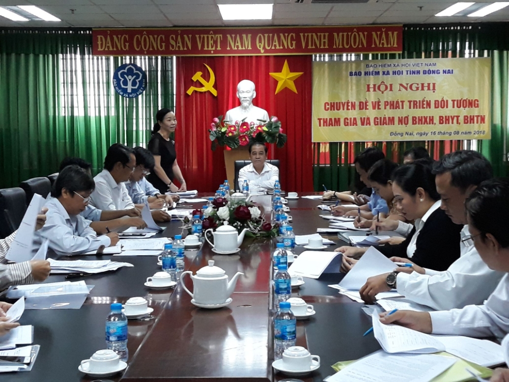 BHXH Đồng Nai Hội nghị chuyên đề về phát triển đối tượng tham gia và giảm nợ bảo hiểm