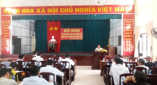 BHYT Châu Thành Hậu Giang  Triển khai nhiệm vụ 6 tháng cuối năm 2018