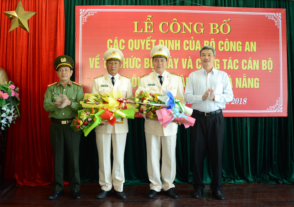 Công an Đà Nẵng có 2 Phó Giám đốc mới