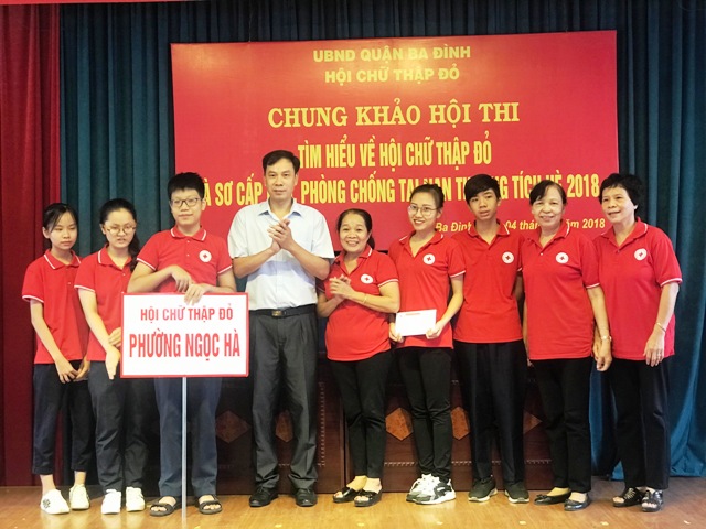 Ba Đình Hà Nội  Chung khảo Hội thi Sơ cấp cứu và phòng chống tai nạn thương tích 2018