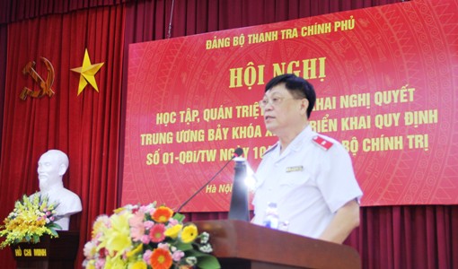 Đưa nghị quyết Trung ương 7 vào hoạt động của ngành Thanh tra
