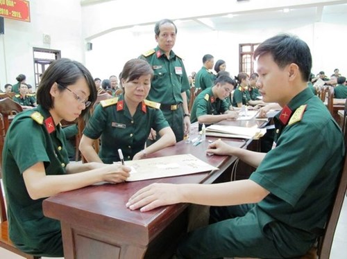 Công bố điểm chuẩn vào các học viện, trường trong Quân đội năm 2018