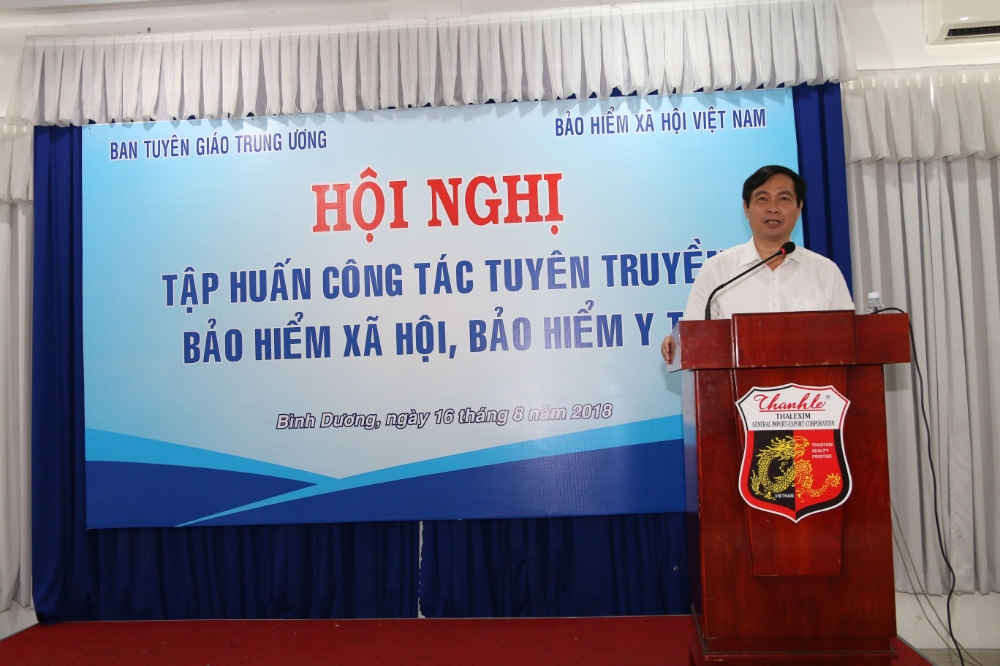 Tập huấn công tác tuyên truyền bảo hiểm xã hội, bảo hiểm y tế