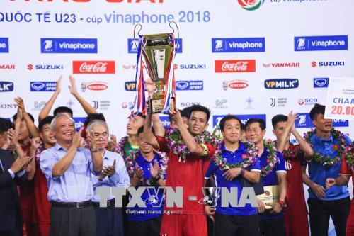 U23 Việt Nam vô địch Giải bóng đá quốc tế U23 - Cúp VinaPhone 2018