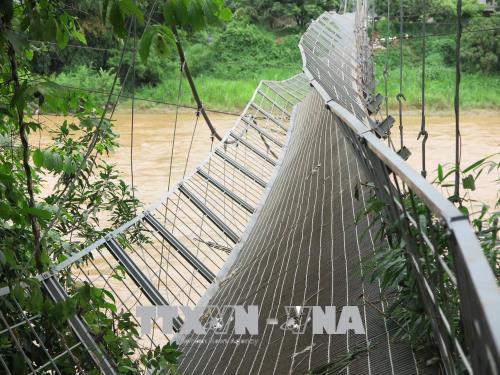 Sơn La Hàng nghìn người dân bị ảnh hưởng vì cầu treo tuột cáp