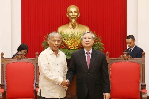 Tăng cường hợp tác giữa Đảng Cộng sản Việt Nam và Đảng PDP-Laban