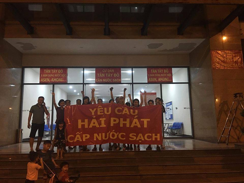 Hà Nội Sớm cấp nước sạch cho cư dân Khu đô thị Tân Tây Đô