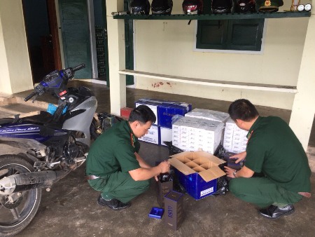 Quảng Trị bắt giữ lượng lớn rượu ngoại và thuốc lá không rõ nguồn gốc