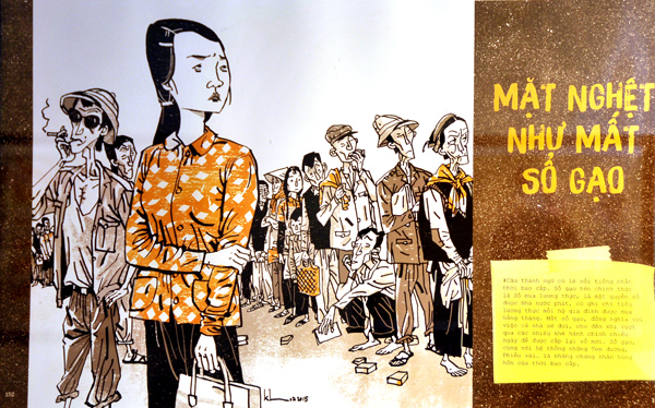 Những bức vẽ hóm hỉnh, khó quên về thời kỳ bao cấp