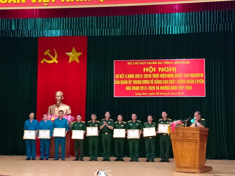 Lạng Sơn Tiếp tục nâng cao chất lượng huấn luyện