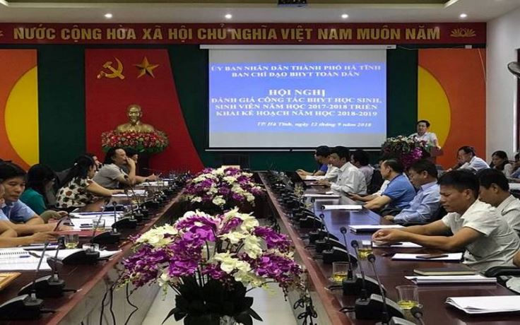 TP Hà Tĩnh Năm học 2018 – 2019, phấn đấu 100 tỷ lệ học sinh tham gia BHYT