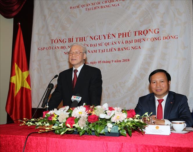 Tổng Bí thư Nguyễn Phú Trọng Gìn giữ và phát huy truyền thống quan hệ tốt đẹp Việt Nam - Liên bang Nga