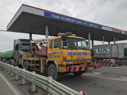 Trạm BOT Quốc lộ 5 lại bị gây rối