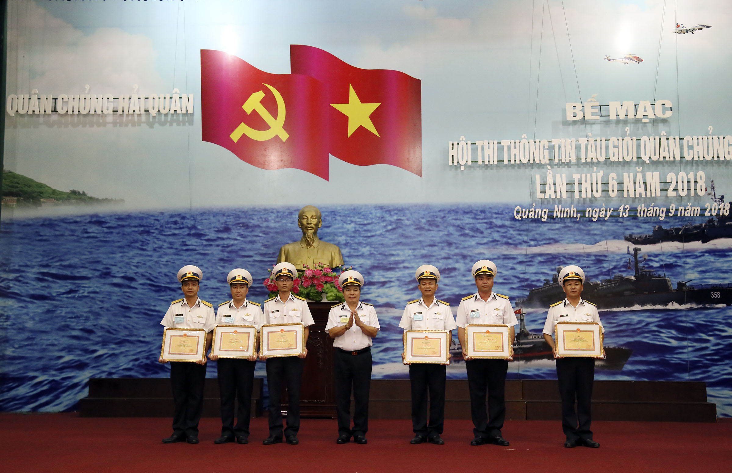 Quân chủng Hải quân thi Thông tin tàu giỏi lần thứ 6 năm 2018