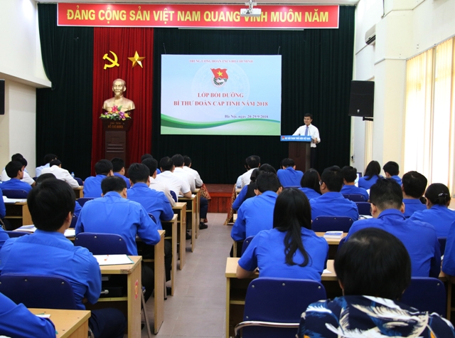 Khai mạc lớp bồi dưỡng bí thư Đoàn cấp tỉnh