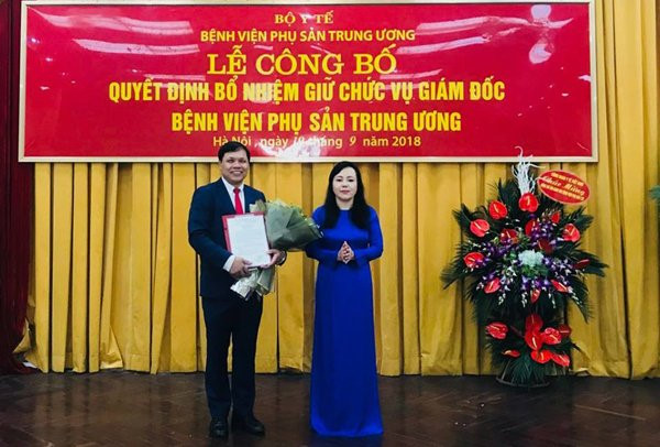 Trao quyết định bổ nhiệm Giám đốc Bệnh viện Phụ sản Trung ương