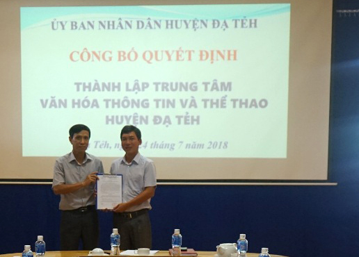 Lâm Đồng Sáp nhập các đơn vị thành Trung tâm Văn hóa, Thông tin và Thể thao