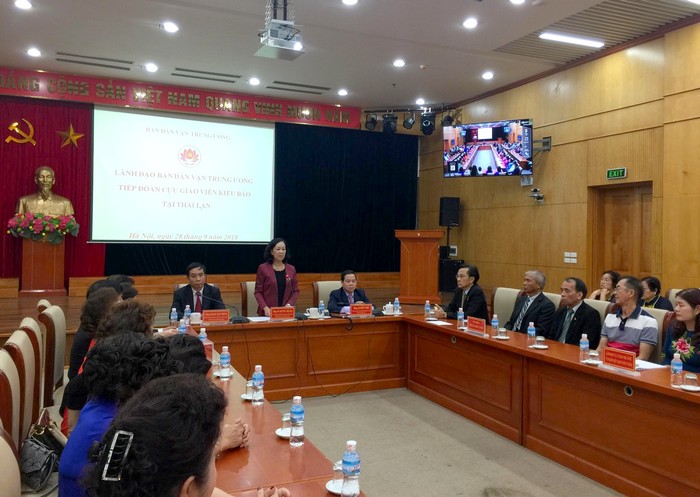 Đảng và Nhà nước đánh giá cao những đóng góp quý báu của cộng đồng người Việt Nam tại Thái Lan