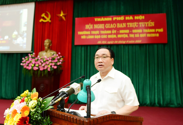 Bí thư Thành ủy Hà Nội Vi phạm trong xây dựng phải được xử lý kịp thời