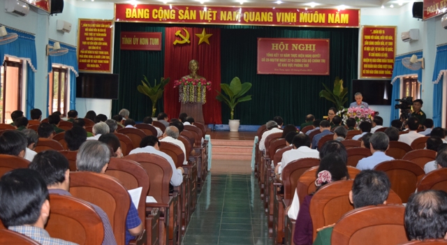 Kon Tum Tổng kết 10 năm thực hiện Nghị quyết 28 của Bộ Chính trị ​