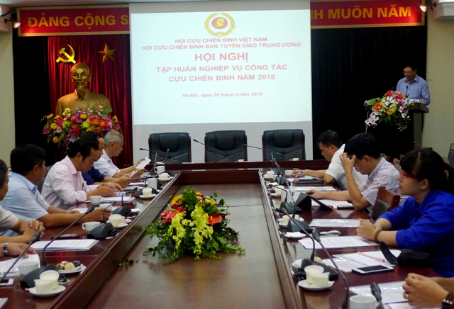 Tập huấn nghiệp vụ công tác Cựu chiến binh năm 2018