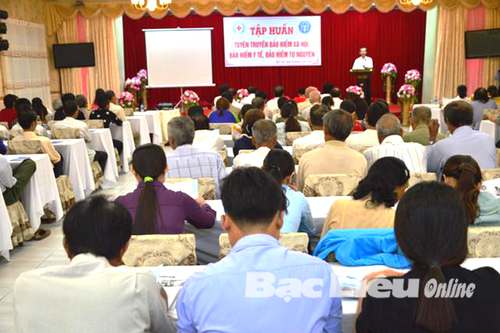 Bạc Liêu Nâng cao kỹ năng truyền thông về bảo hiểm xã hội cho cán bộ, hội viên Hội Chữ Thập đỏ
